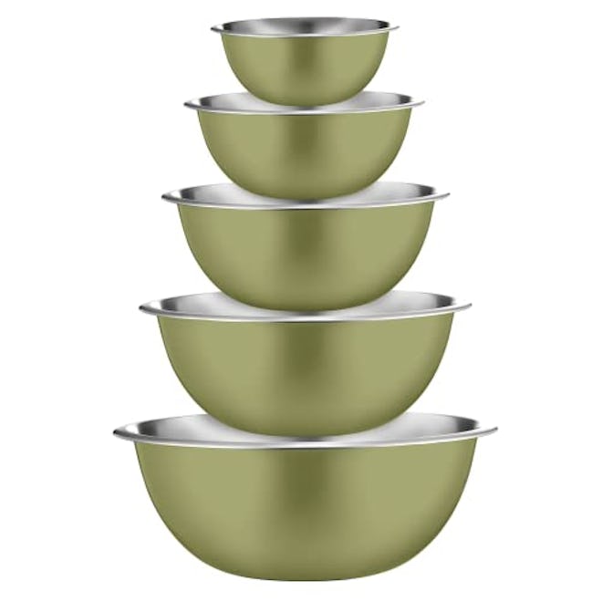FineDine Stainless Steel Mixing Bowls (Set of 5)