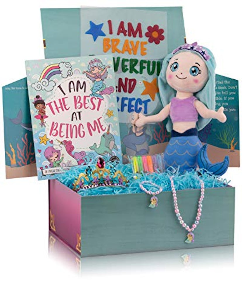 The Memory Building Company Unicorn Gifts and Mermaid Gifts for Girls in a Giant Surprise Box