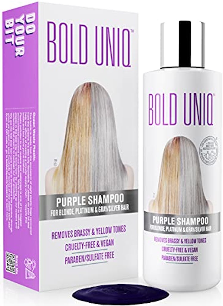 Purple Shampoo for Blonde Hair - Blonde Toner Eliminates Brassy Yellow Tones for Bleached, Platinum,...