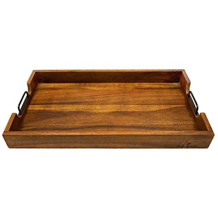 Villa Acacia Large Wood Serving Tray