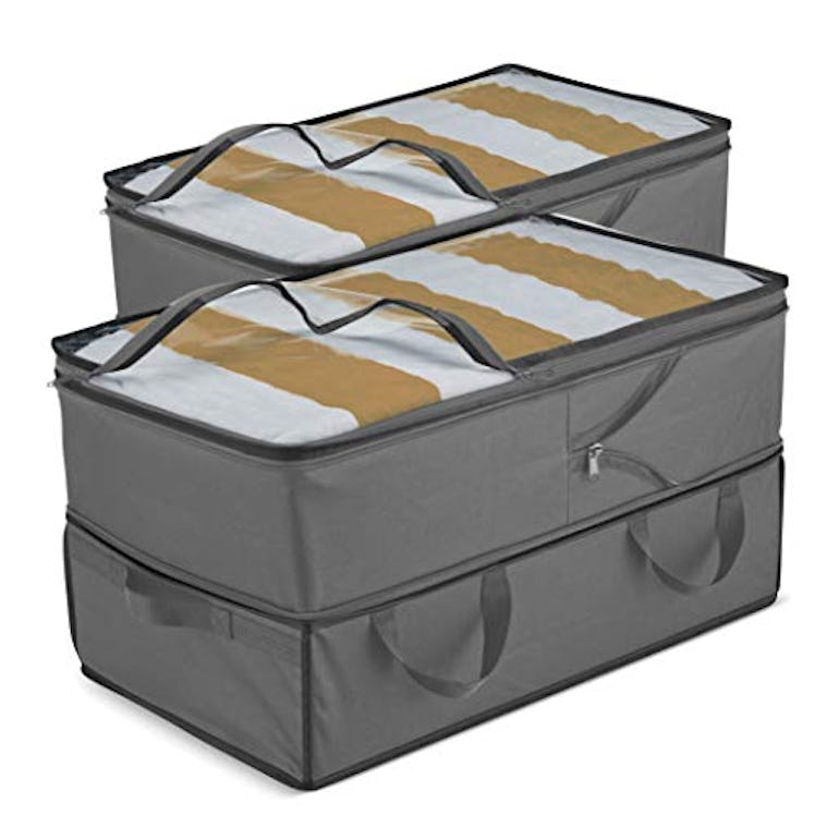 Expandable Clothes Storage Bags [70L Capacity] (2-Pack)