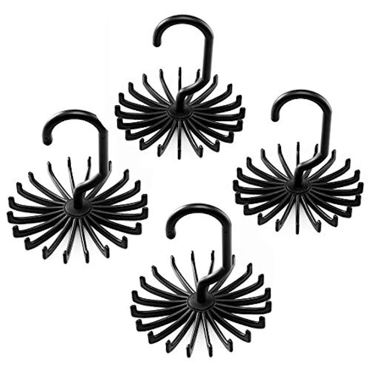 ZOBER Tie Rack Hangers (4-Pack)