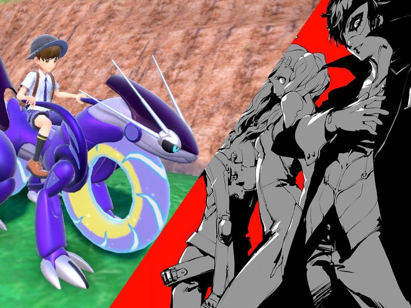 Pokémon Scarlet and Violet screenshot, Persona 5 key art