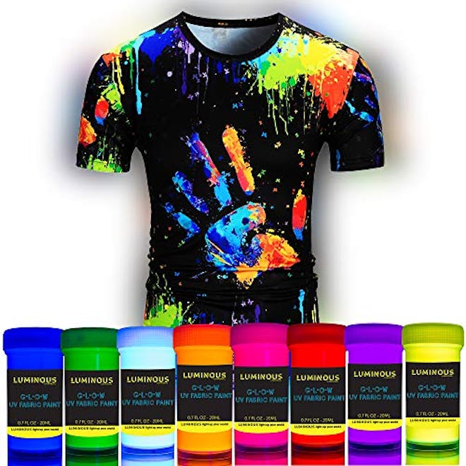 Individuall Fabric Paint for Clothes - Set of 8