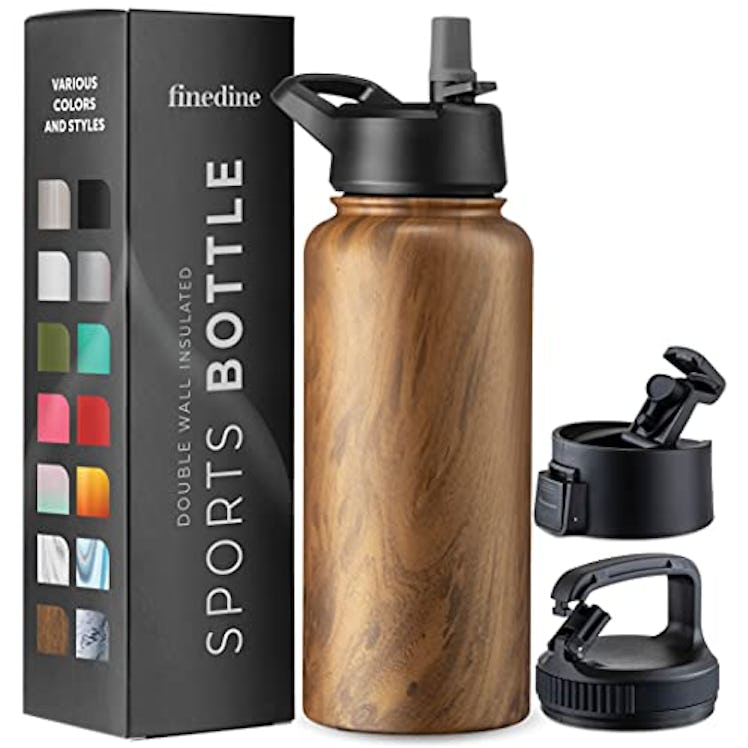 FineDine Triple-Insulated Stainless Steel Water Bottle