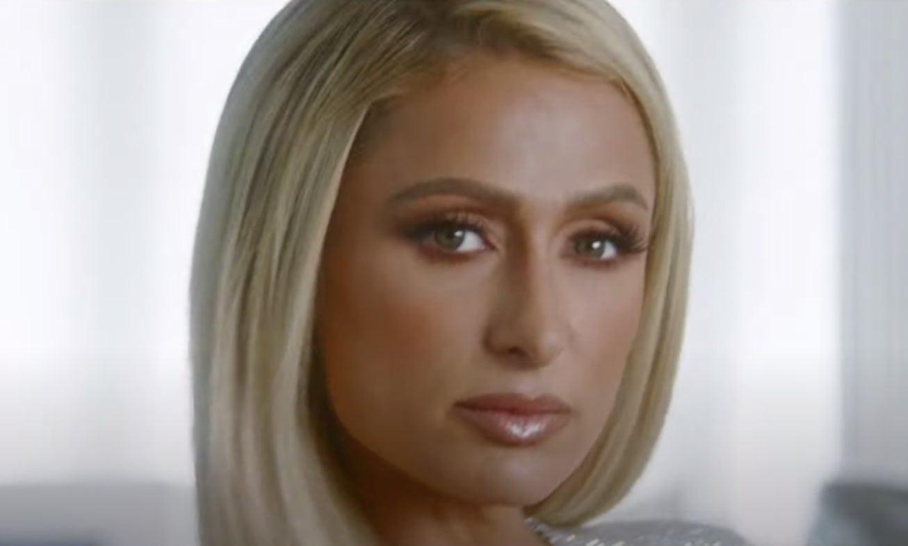 Paris Hilton in the 18 & Over trailer