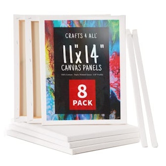 Crafts 4 All Stretched Canvas Boards for Painting