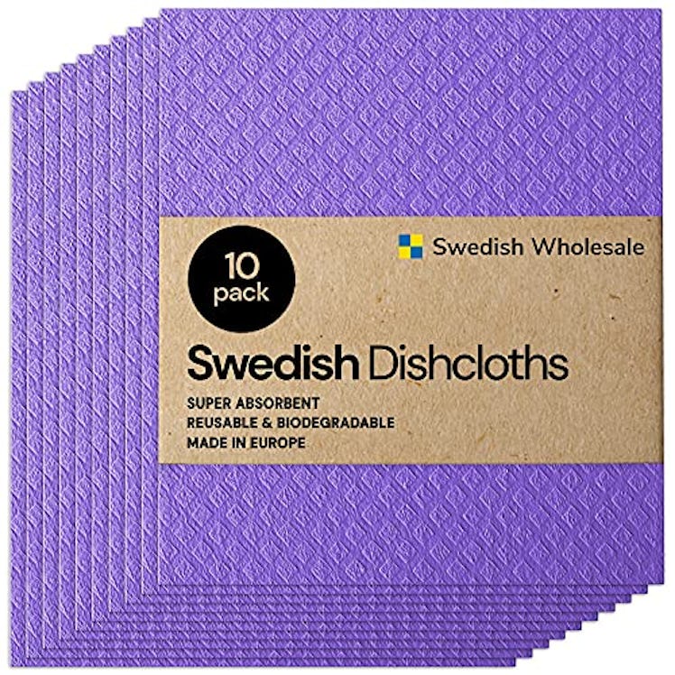 Swedish Wholesale Swedish Dish Cloths - 10 Pack