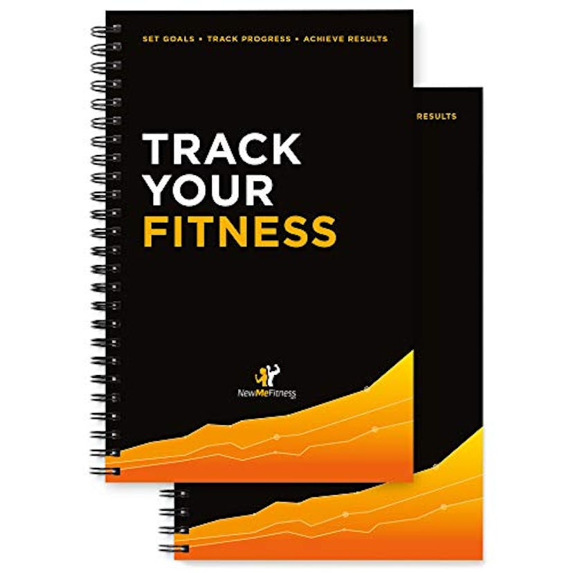 NewMe Workout Log Book & Fitness Journal (2-Pack)