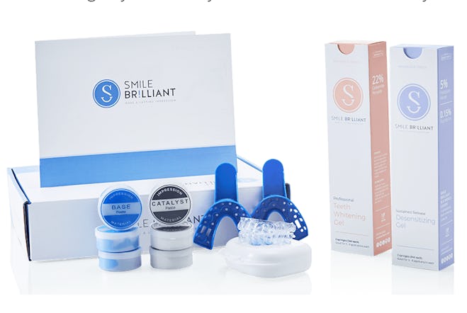 Smile Brilliant provides all the supplies you need to make your own teeth impressions at home.