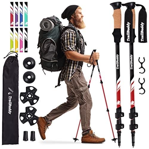 TrailBuddy Trekking Poles (2-Pack)