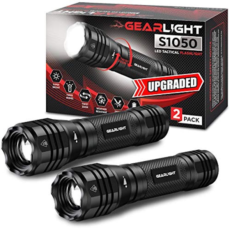 GearLight S1050 LED Flashlight Pack (2-Pack)