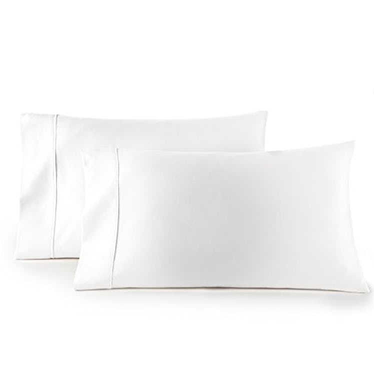 HC COLLECTION Pillow Cases - Set of 2 King Size Pillowcases, 20" x 40", Microfiber Pillowcase Pack -...