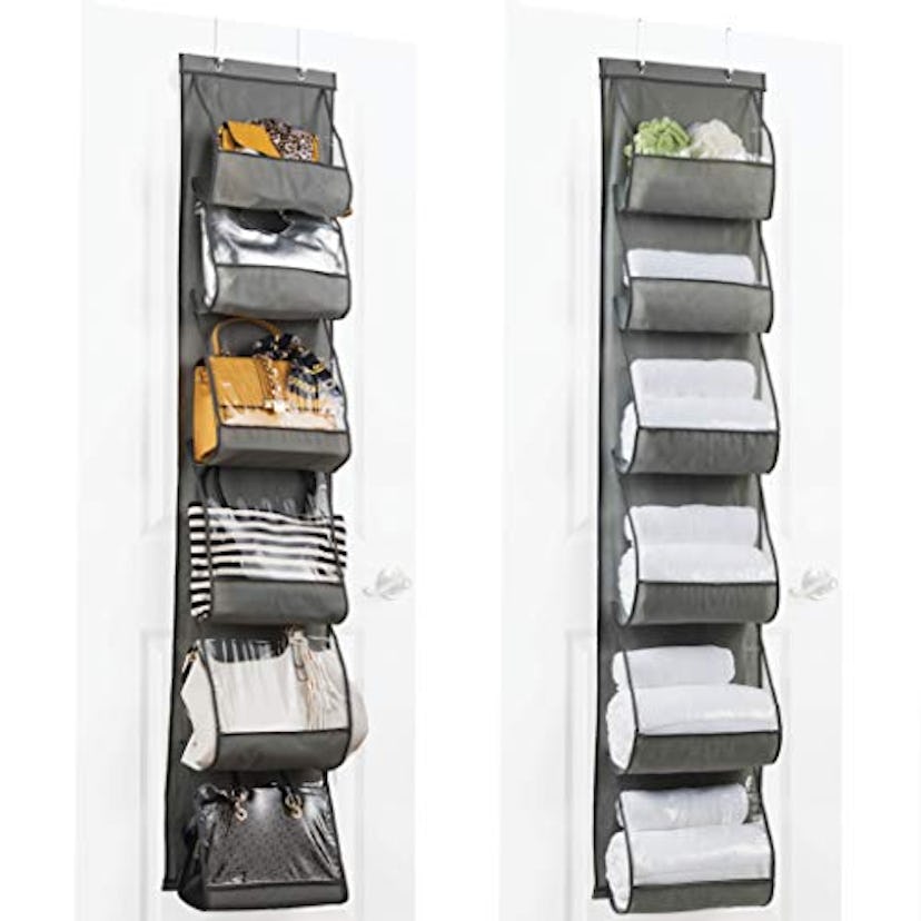 ZOBER Over The Door Purse Organizer & Storage (2-Pack)