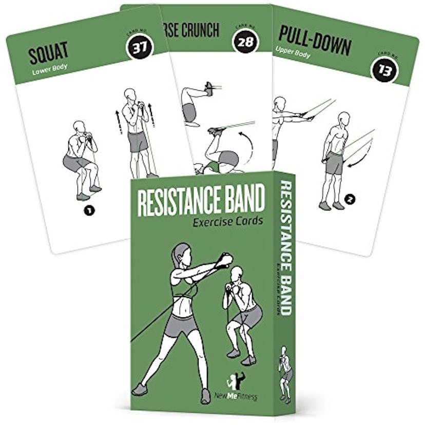 NewMe Fitness Resistance Bands Workout Cards