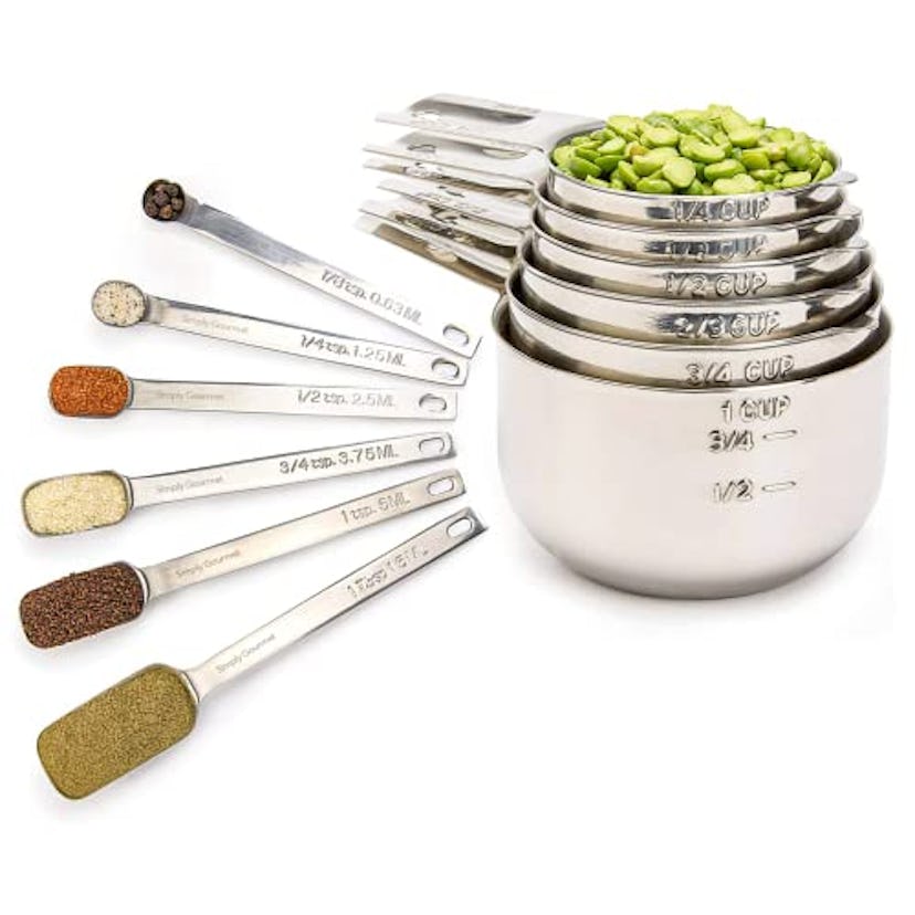 Simply Gourmet Measuring Cups and Spoons (Set of 12)
