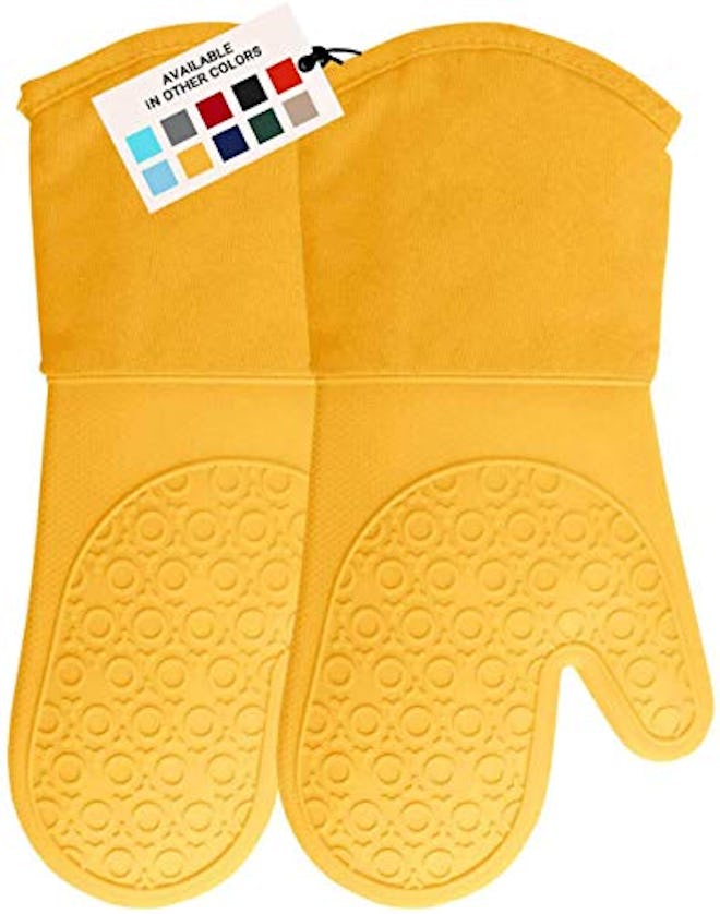 HOMWE Professional Silicone Oven Mitts 