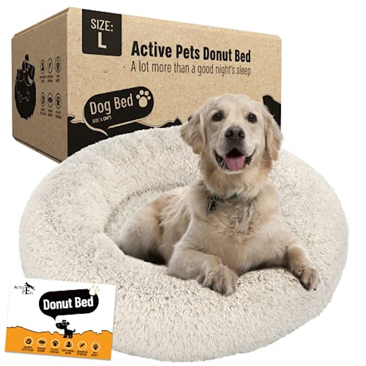 Active Pets Plush Calming Dog Bed