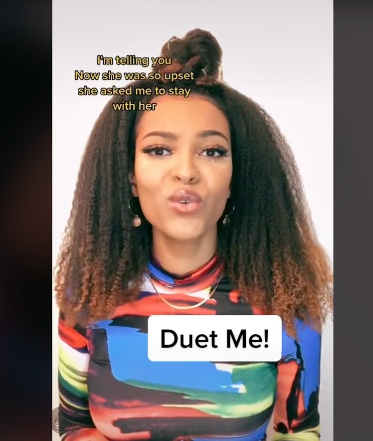 The duet music video POV TikTok duet is a fun idea to try.