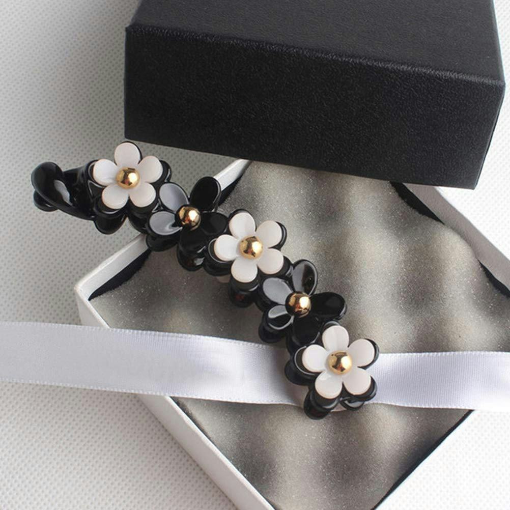 This gorgeous floral banana clip costs less than $10 on Amazon