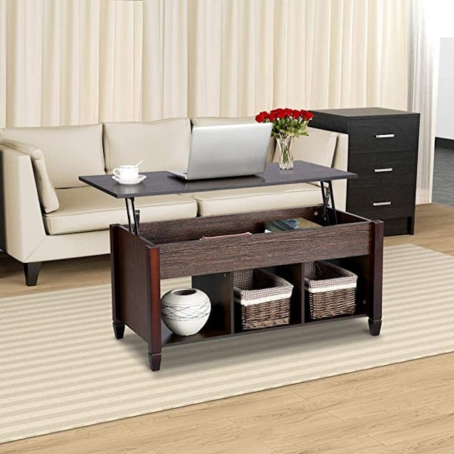 Yaheetech Lift Top Coffee Table