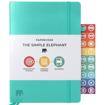 PAPERCODE Simple Elephant Daily Planner