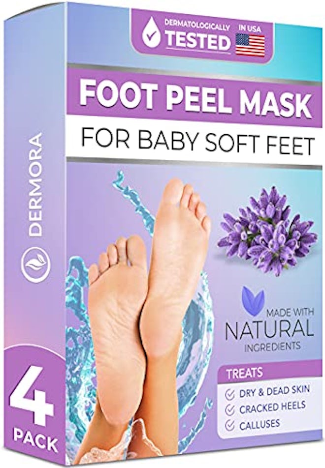 Dermora Foot Peel Mask (4-Pack)