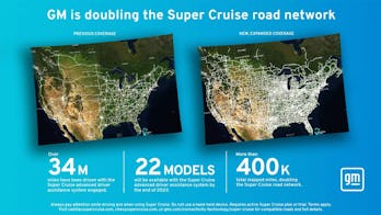 GM’s hands-free Super Cruise tech just got a major upgrade