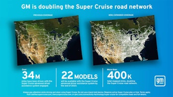 GM's Super Cruise network