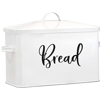Home Acre Designs Bread Box - Large Farmhouse Decor Style Pantry Organization and Storage Container ...