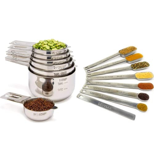 Simply Gourmet Measuring Cups and Spoons Set (15-Pieces)