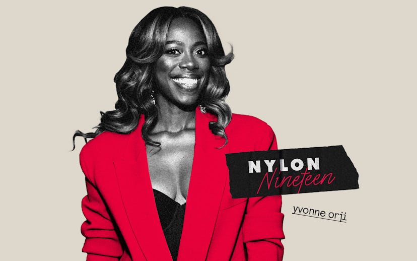 The "Insecure" alum and comedian Yvonne Orji in a red blazer has a T.J. Maxx mentorship program