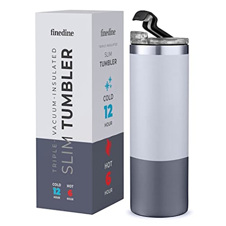 FineDine Insulated Skinny Stainless-Steel Tumbler (18 Ounces)