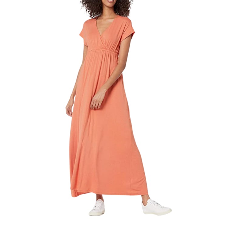 Amazon Essentials Surplice Maxi Dress