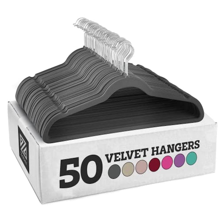 Zober Velvet Hangers (50-Pack)