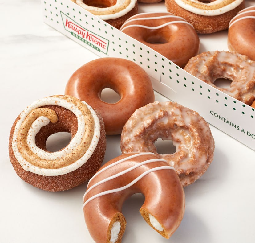 Krispy Kreme's pumpkin doughnuts and iced coffee for 2022 include two newbies.