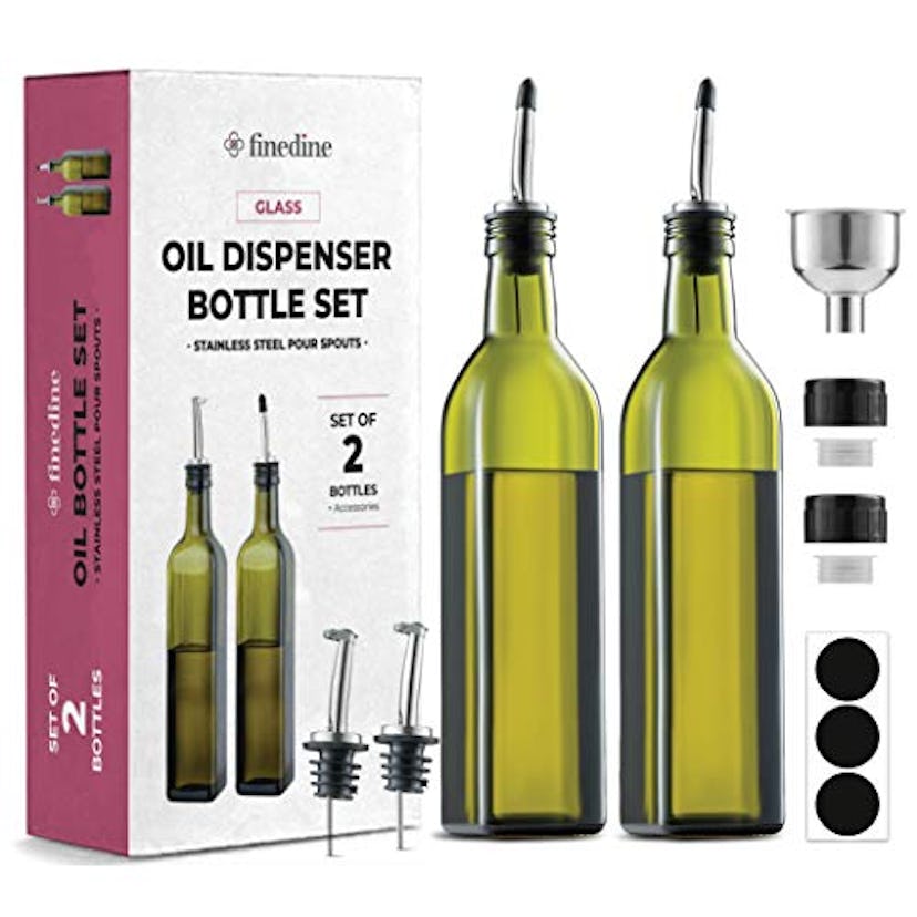 FineDine Oil Dispenser Bottle (2-Bottle Pack)