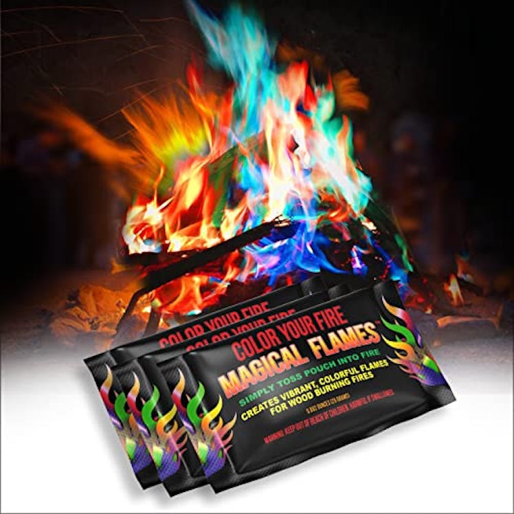 Magical Flames Create Colorful & Vibrant Flames for Fire Pit