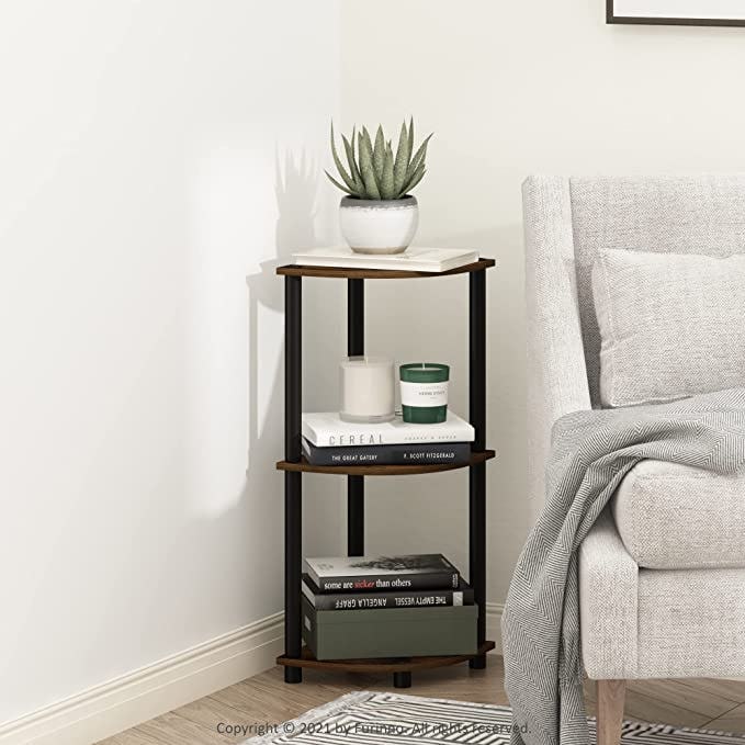 Furinno Turn-N-Tube 3-Tier Reversible Corner Display