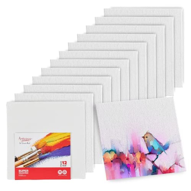 Artlicious Canvases for Painting (12-Pack)