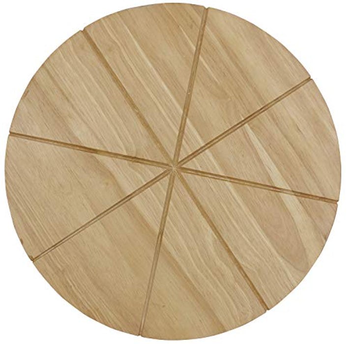 Checkered Chef Round Wood Cutting Board
