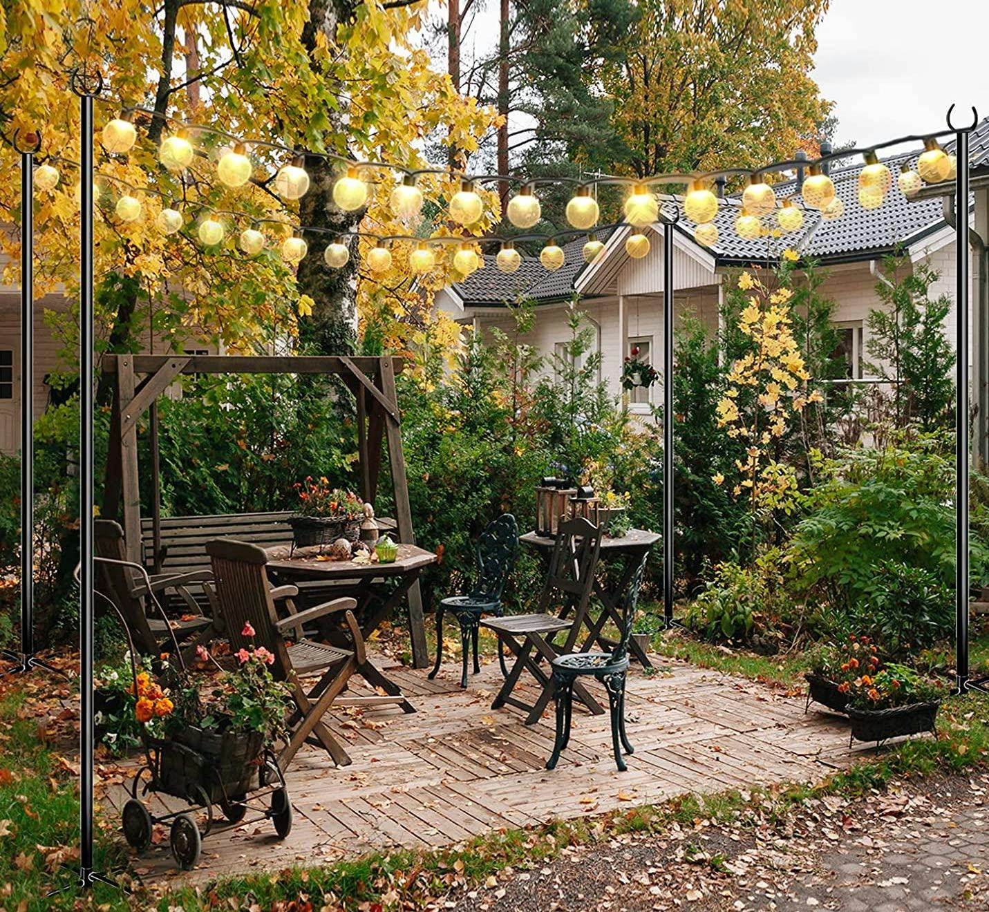 Eazielife 10-Foot String Light Pole