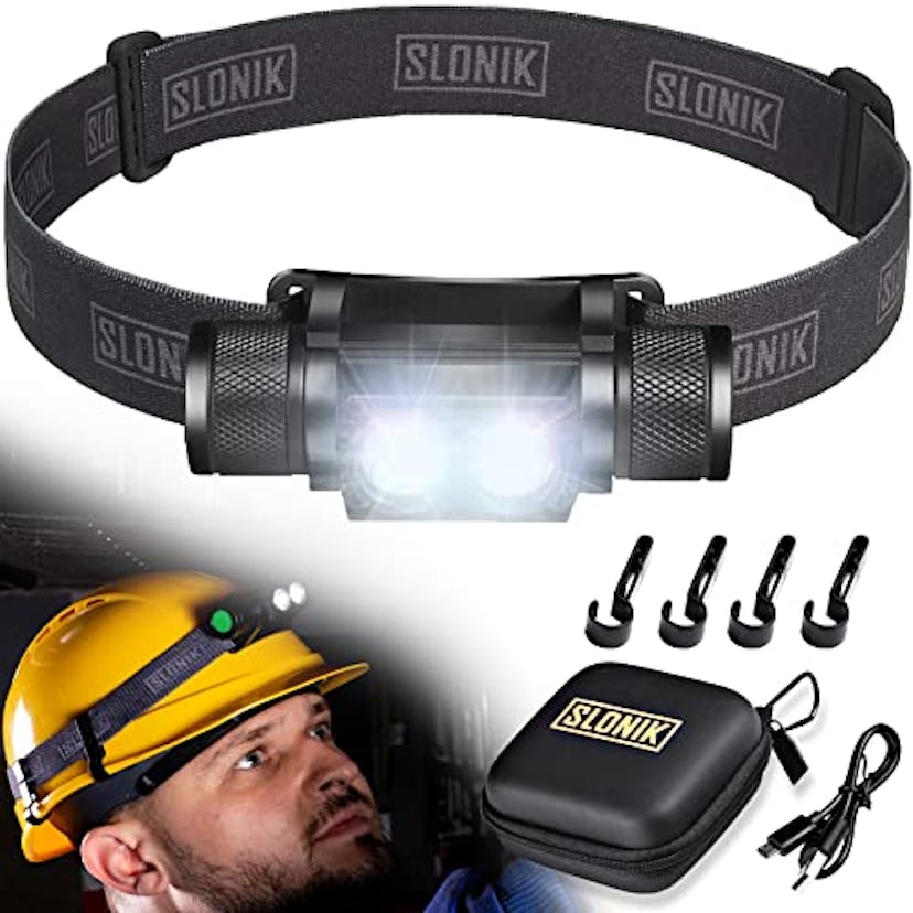 SLONIK Rechargeable Headlamp