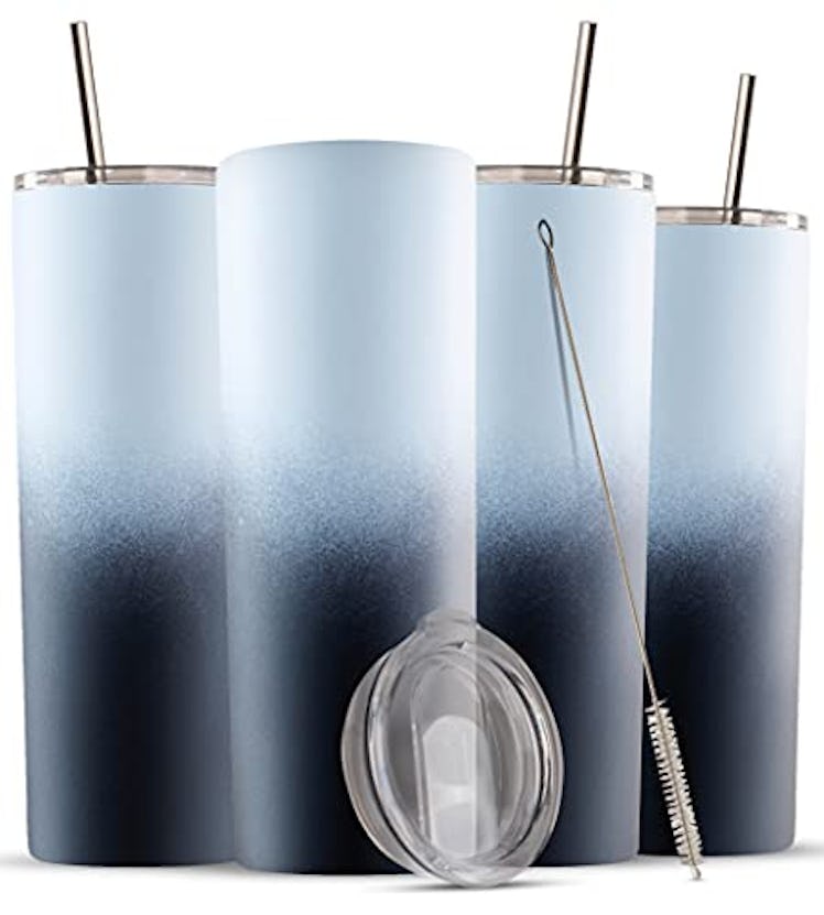 FineDine Stainless Steel Tumbler Set (4-Pack)