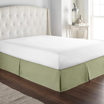 HC Collection Sage Queen Bed Skirt