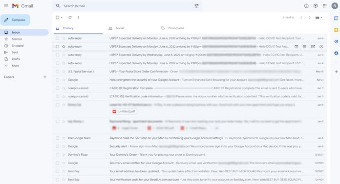 The new Compose button is hideous in the 2022 Gmail redesign.