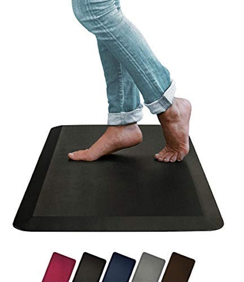 Sky Solutions Oasis Anti Fatigue Mat - Cushioned 3/4 Inch Comfort Floor  Mats for Kitchen, Office & Garage - Padded Pad for Office - Non Slip Foam