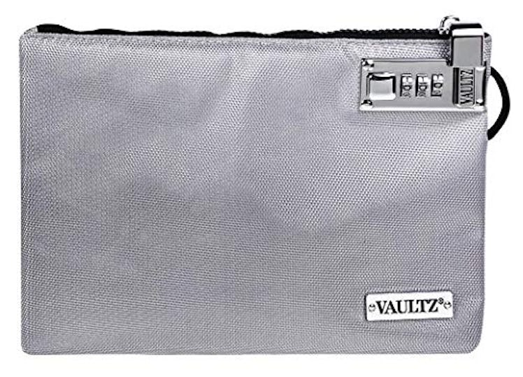 Vaultz Money Bag with Lock - 7 x 10 Inches, Men & Women's Locking Accessories Pouch for Cash, Bank D...