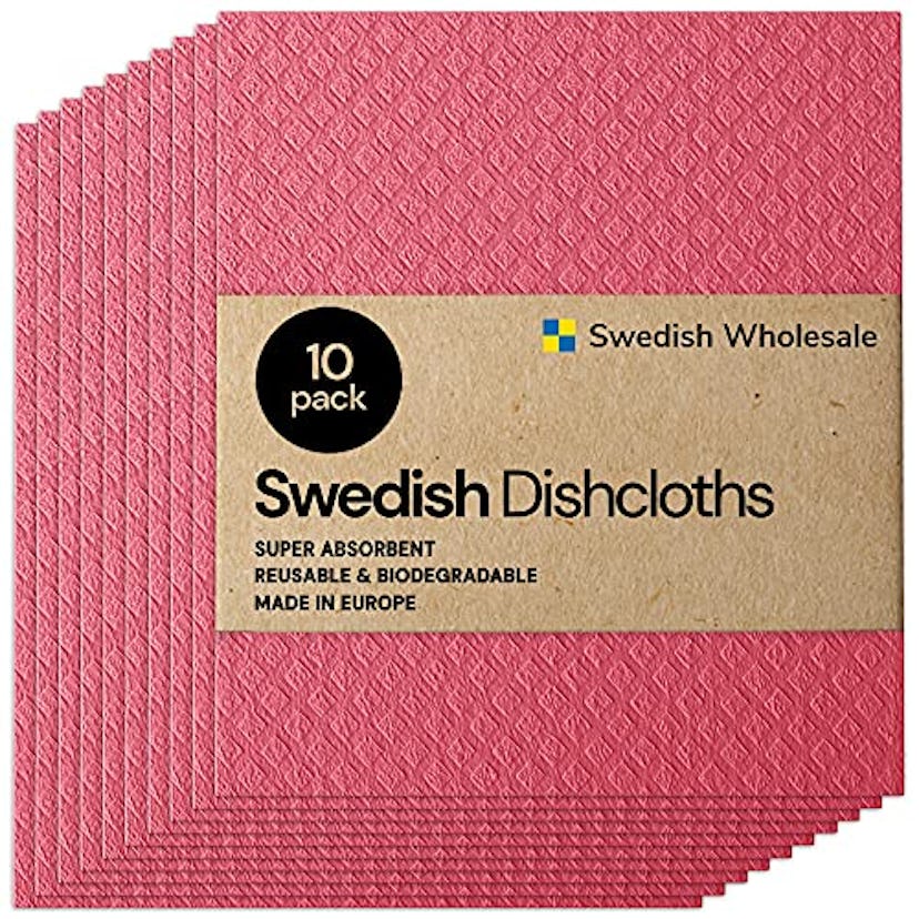 Swedish Wholesale Reusable Swedish DishCloths (10-Pack)