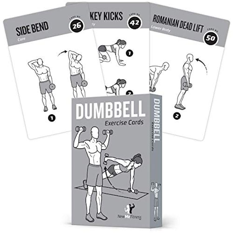 NewMe Fitness Dumbbell Workout Cards